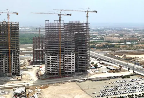 اسکلت فلزی پروژه پدافند ارتش